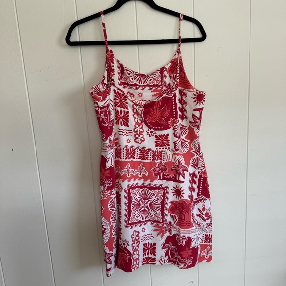 Tori Richard Rendezvous Sage Romper Cardinal Large Red BNWT - Picture 3 of 8